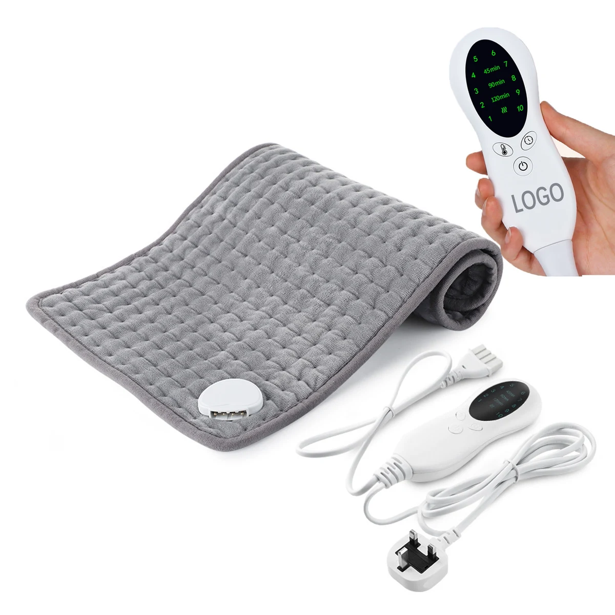 Electric Blanket Heating Pad Fast Heating Soft Fleece 1