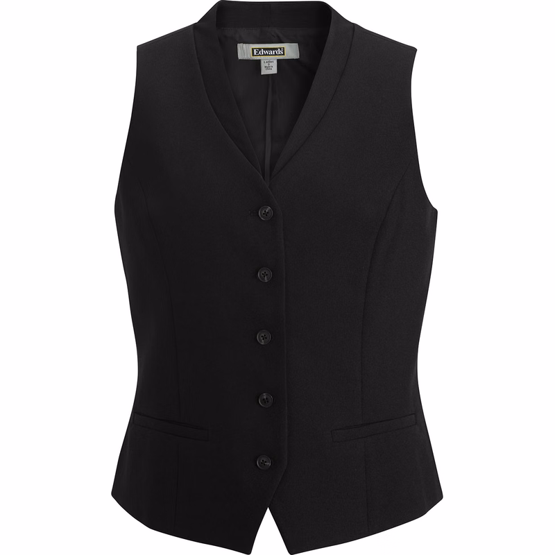 Ladies Ottoman Trim Vest