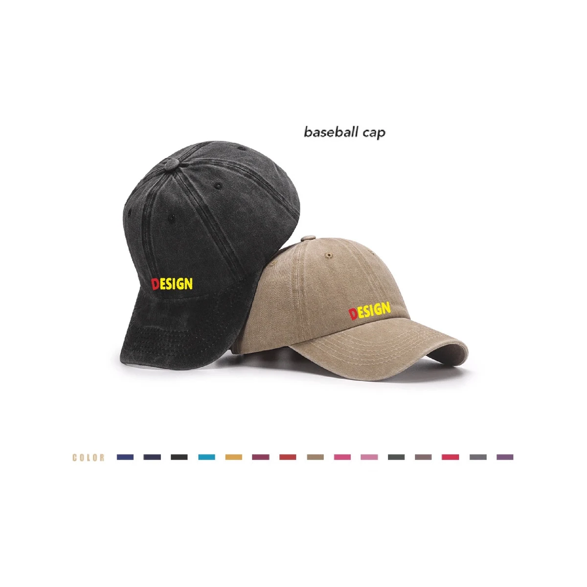 Adjustable Baseball Cap MOQ 50PCS 1