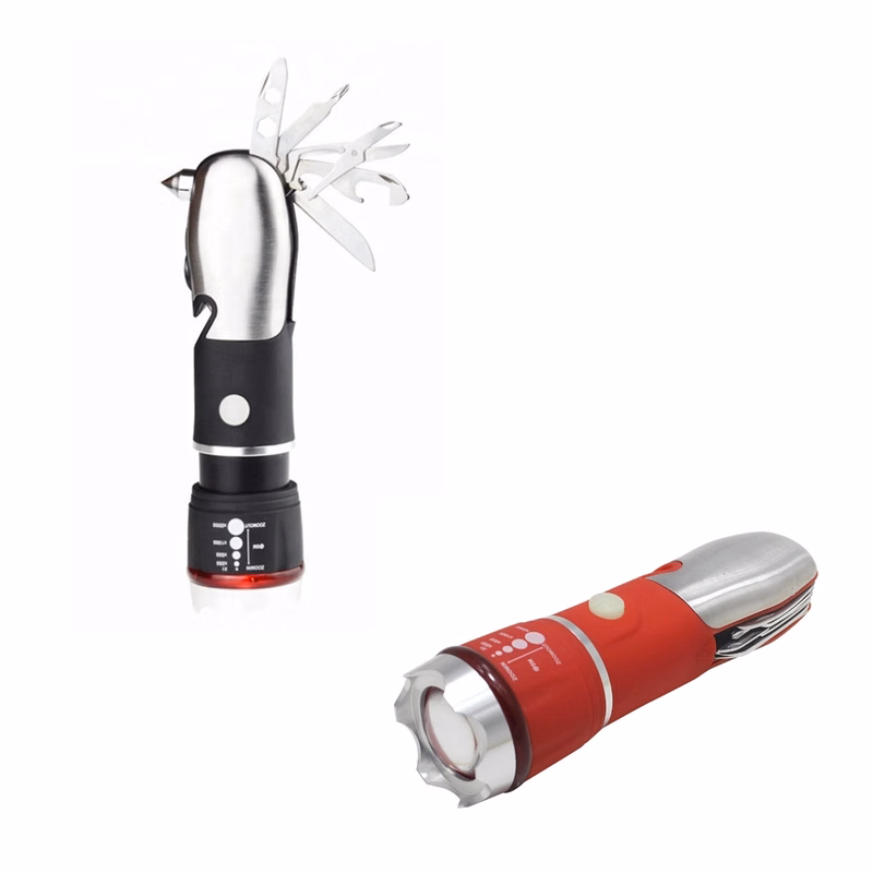 Multi-function Safety Hammer Tools Flashlight