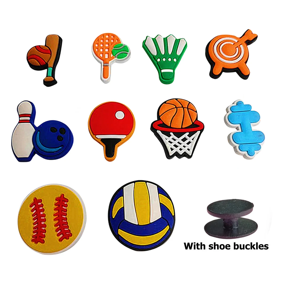 MOQ50 Full Wrap Custom Shoe Charms 1
