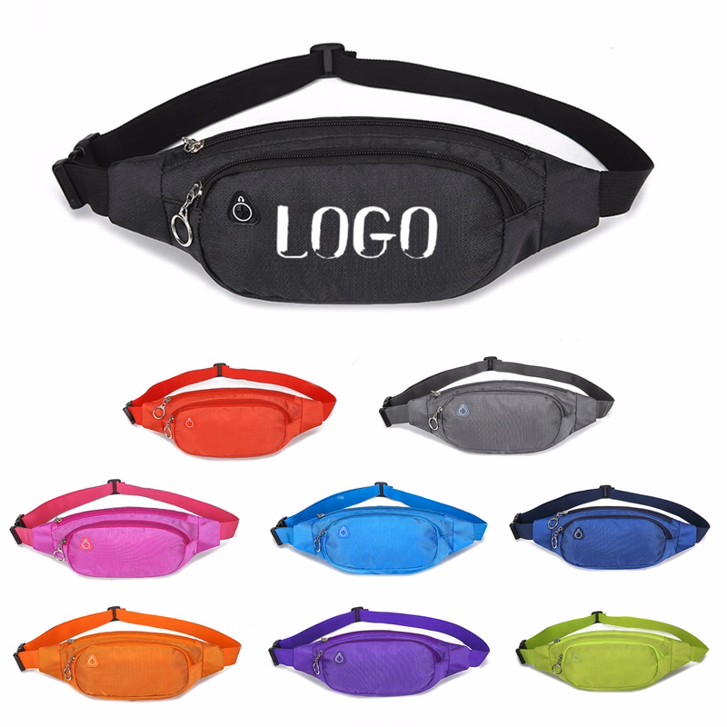 Sports Fanny Pack Crossbody Bag With Earphone Hole