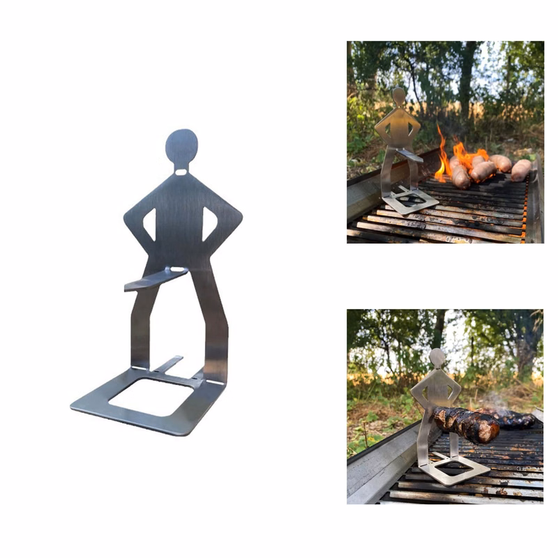 Stainless Steel Hot Dog Bbq Sausage Holder