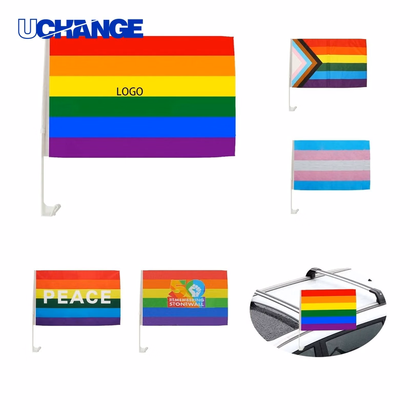 Rainbow Auto Flag for Vehicle Display