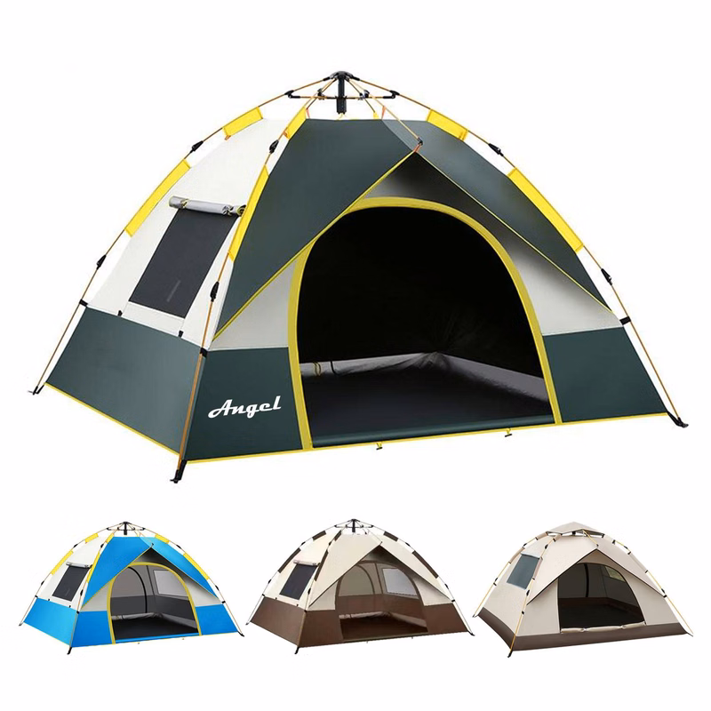 Automatic quick opening outdoor camping tent