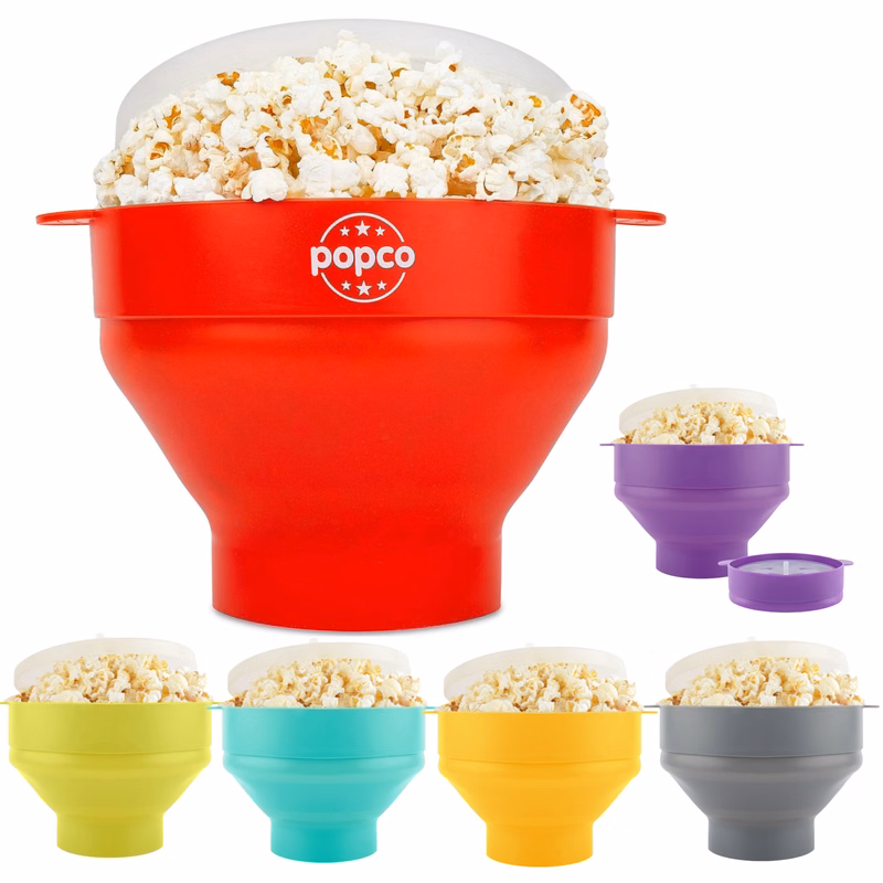 The Original Silicone Popcorn Microwave Popper