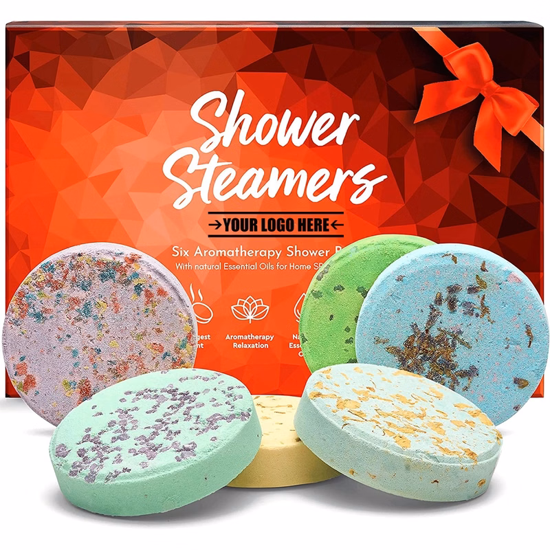 Variety Pack Of 6 Shower Bombs With Essential Oils