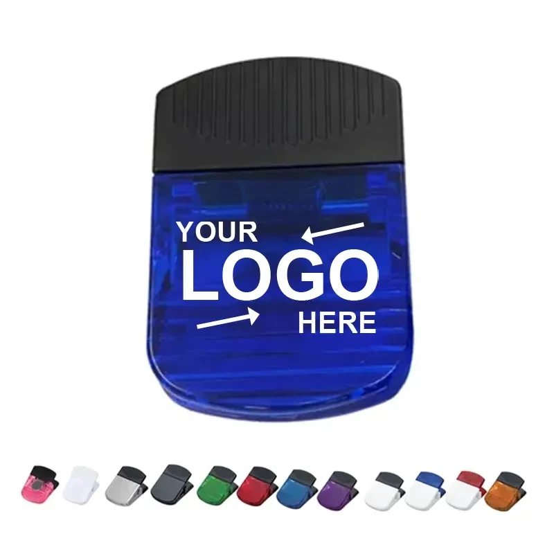 Mini Plastic Magnetic Clip, promotional clip with logo imprint 1