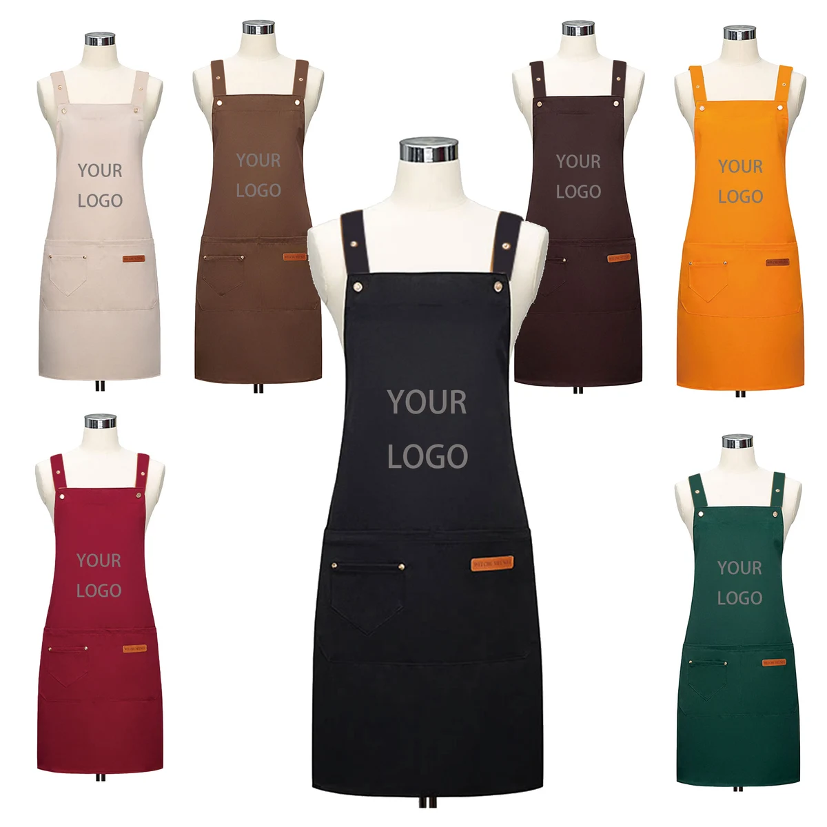 Waterproof and Oil-resistant Kitchen Apron 1