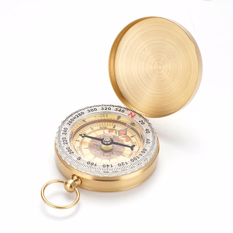 Flip Cover Reinforced Luminous Multifunctional Outdoor Compass