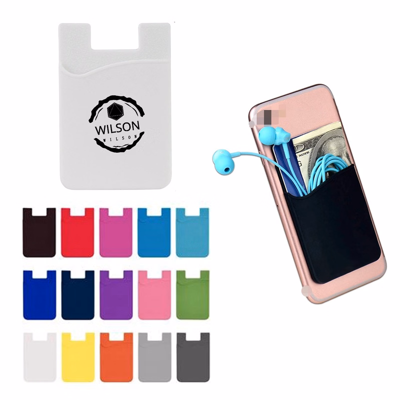Silicone Sticky Phone Card Holder