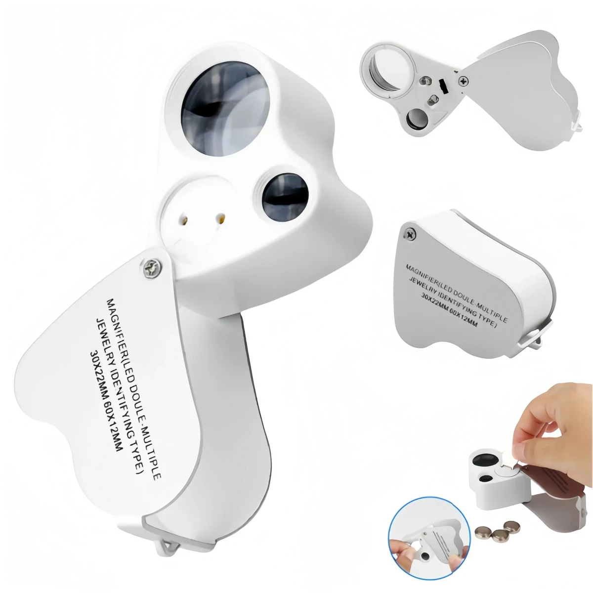 30X 60X Illuminated Magnifier 1