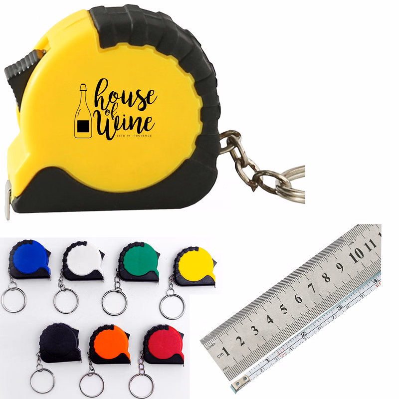 3 Ft Mini Keychain Metric/Inch Measuring Tape Ruler