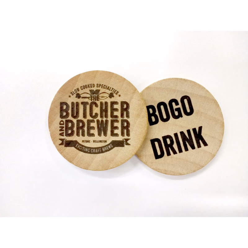 Wooden Nickel 1.5"