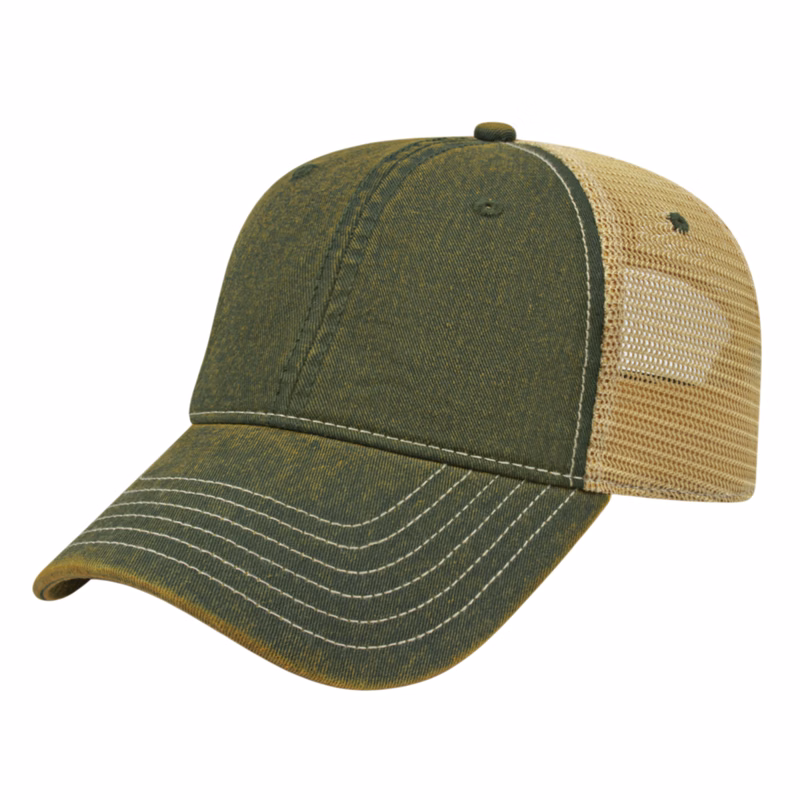 Premium Vintage Washed Mesh Back Cap