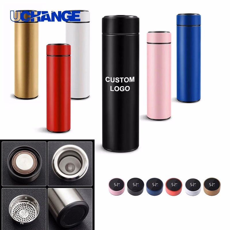 500ml Smart Thermal Mug with LED Temperature Display for Office & Travel