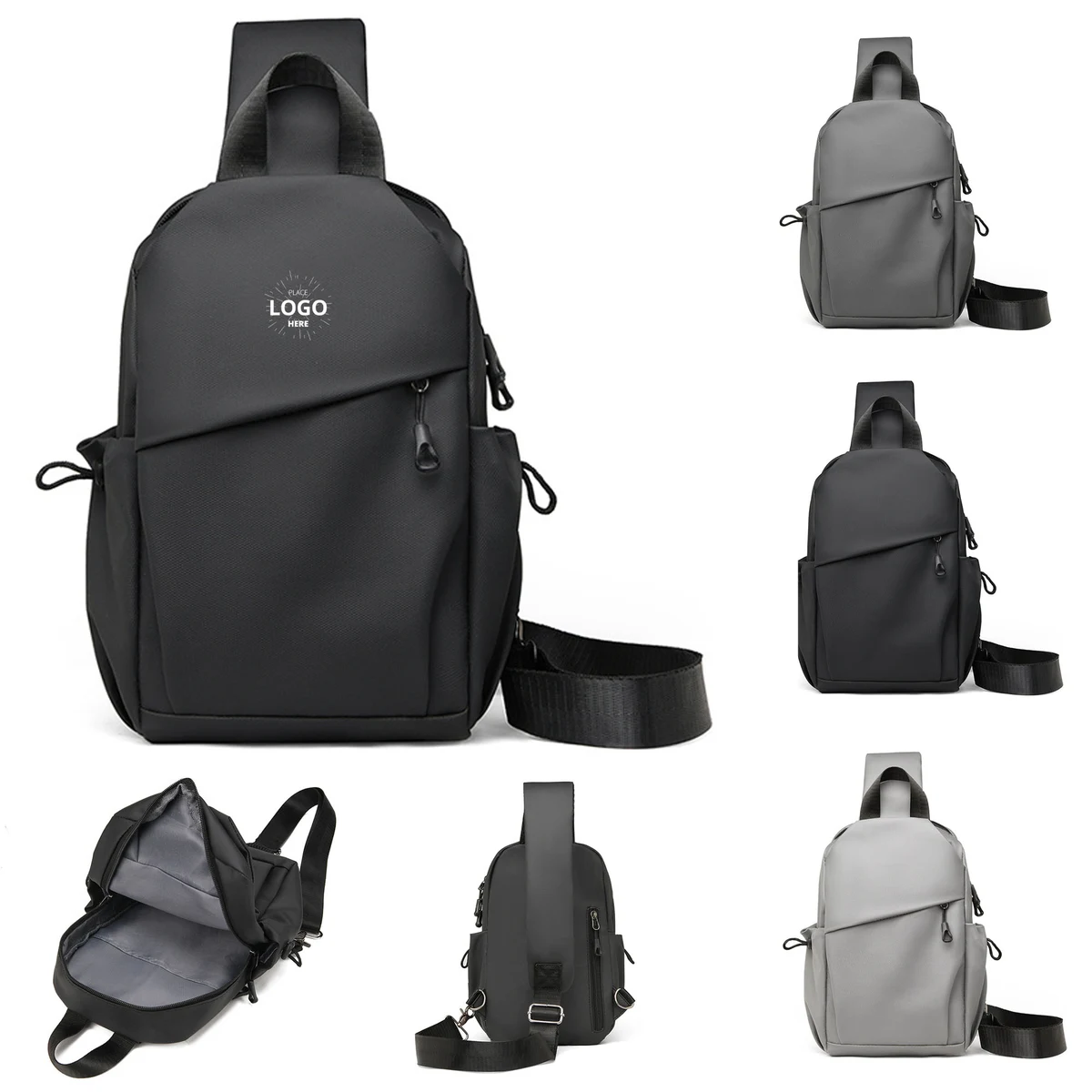 Durable Oxford Cloth Sling Crossbody Bag 1