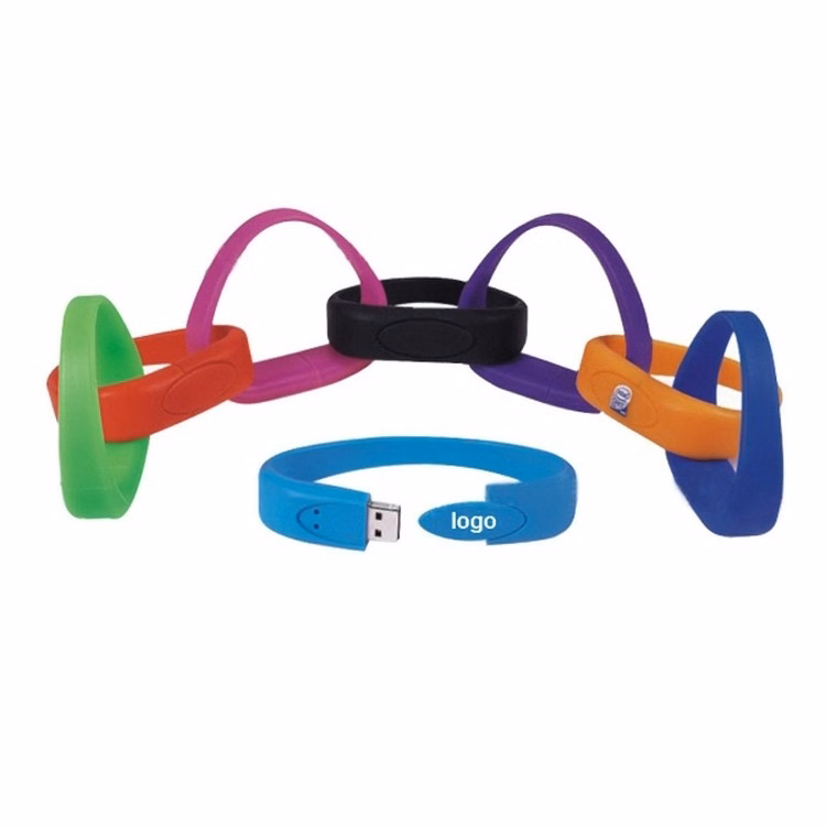 Wholesale Silicon Wristband 4GB USB