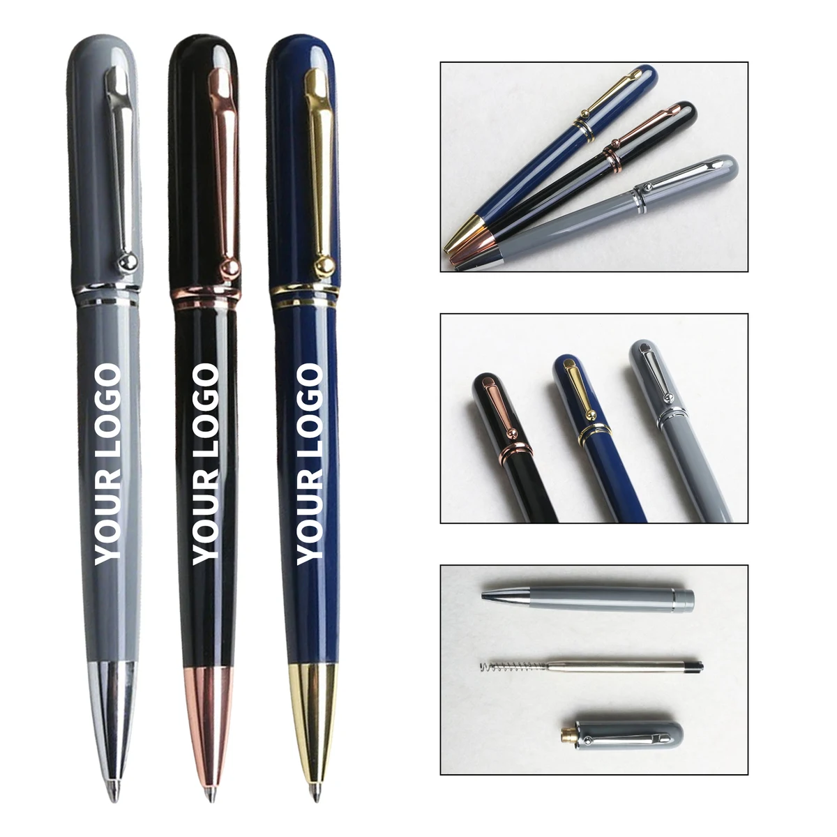 Twist Action Metal Gel Pen 1
