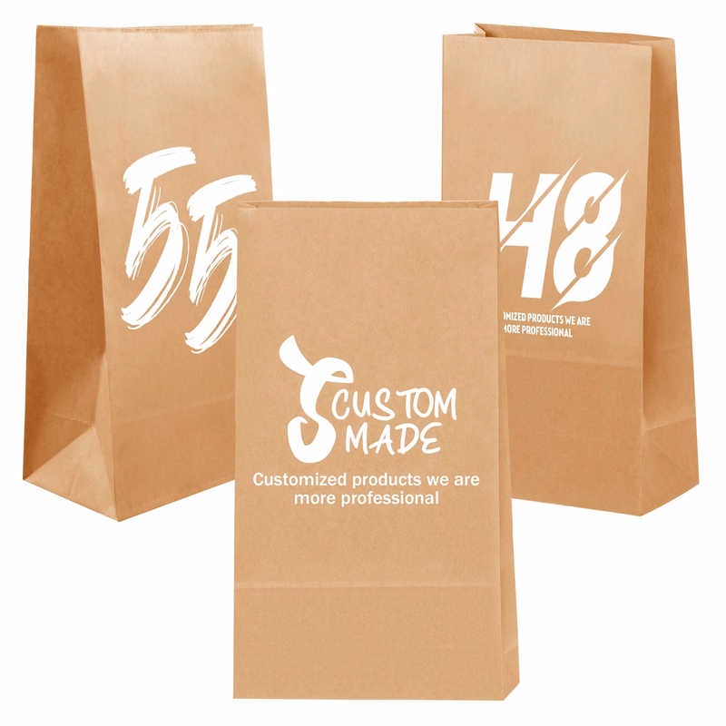 Kraft Paper Food Bag With Gusset