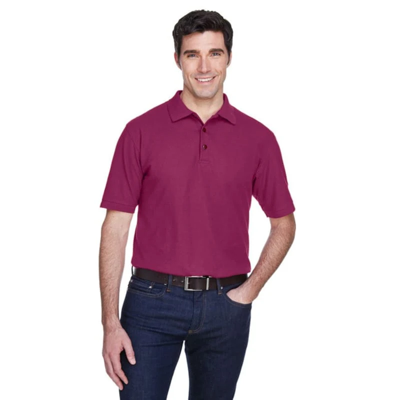 UltraClub Mens Whisper Piqu Polo 1