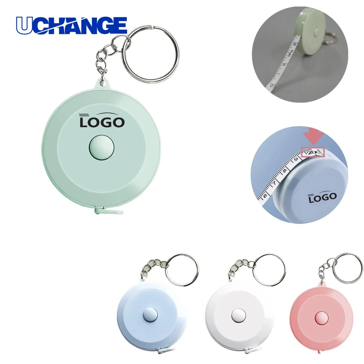 PVC Keychain Measuring Tape 1