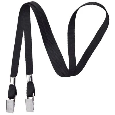 3/8" Double Ended Stock Lanyard w/ two Bulldog Clips 1