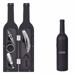 Premium Elegant Wine Kit Set With 5 Essential Tools
