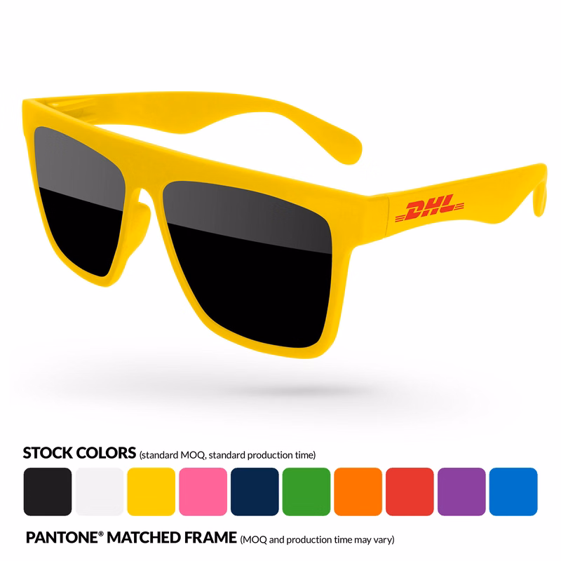 Laser Sunglasses w/ 1 Color Temple Imprint