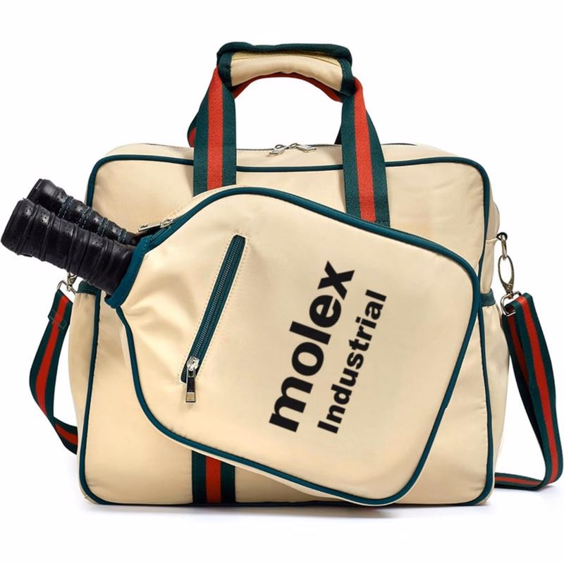 Pickleball Bag Tote With Front Pocket Fits 2 Paddles