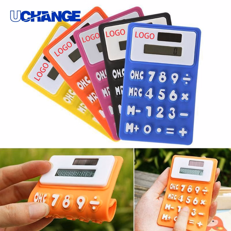 Silicone Solar Powered Calculator