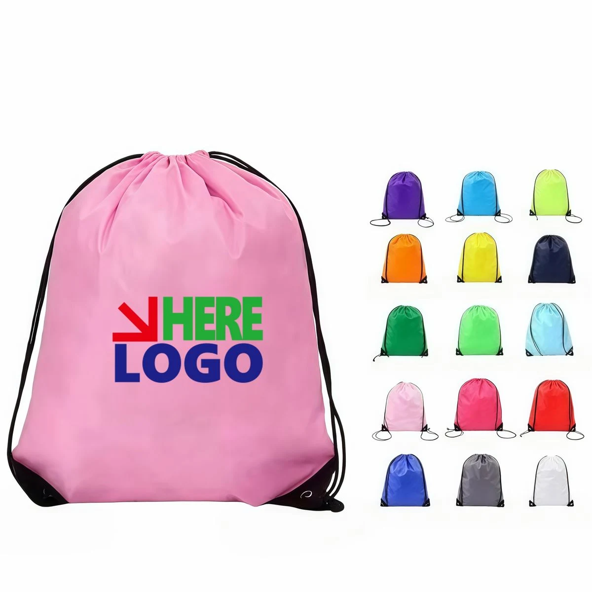 Polyester Drawstring Sports Gear Bag 1