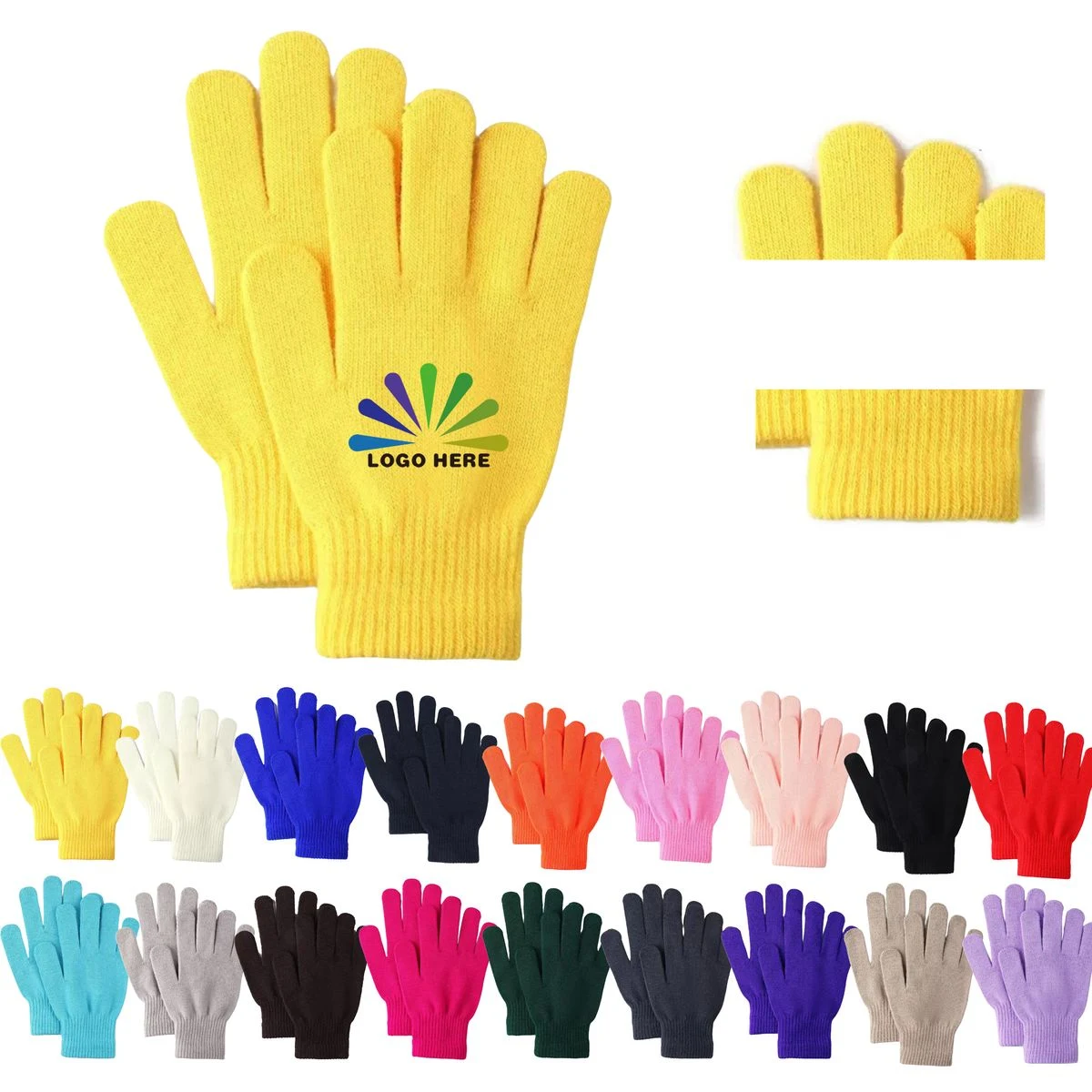Unisex Knit Winter Gloves 1