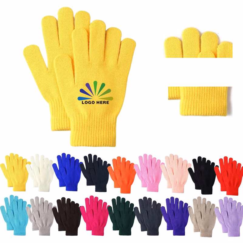 Unisex Knit Winter Gloves