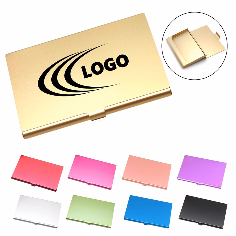 Aluminum Alloy Business Card Case MOQ 10