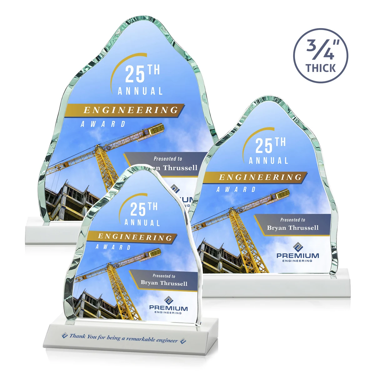 Dunwich VividPrint™ Award - White 1