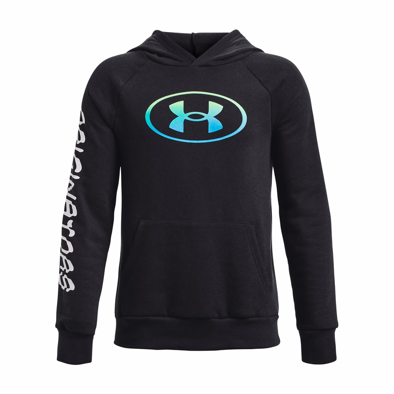Boys' UA Rival Fleece Wordmark Hoodie