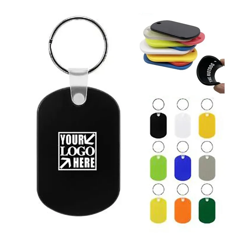 Soft PVC Custom Bulk Keychain Personalized Mini Pet Tag 1