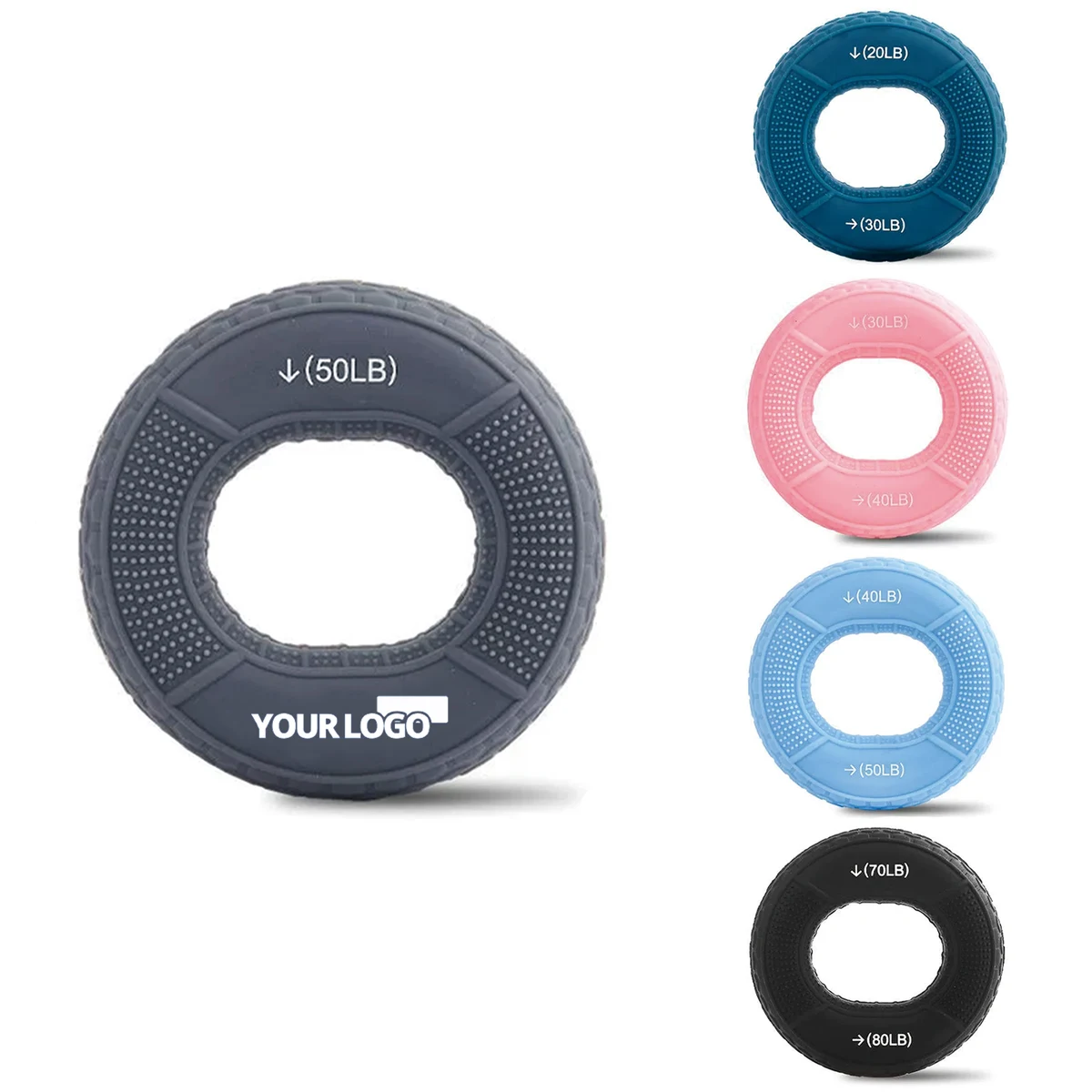 Silicone Wrist and Finger Grip Training Grips 1
