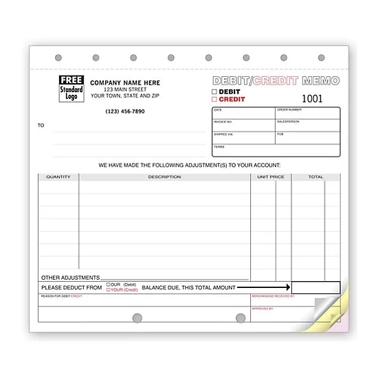Debit And Credit Memos 1