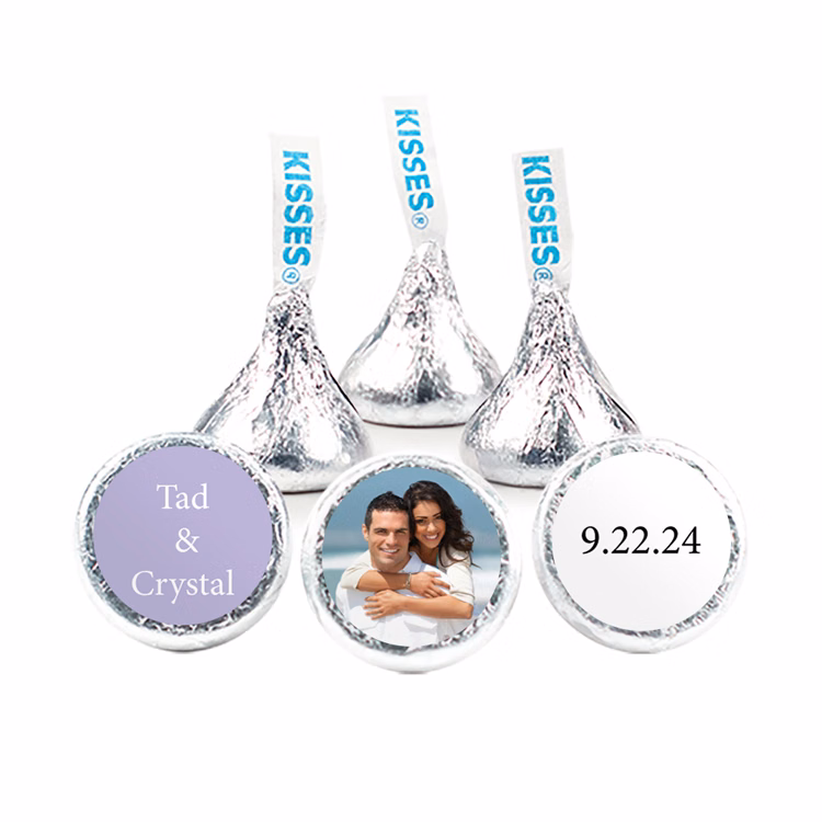 Wedding Photo Design - Hershey's Kisses w/ Full Color Label