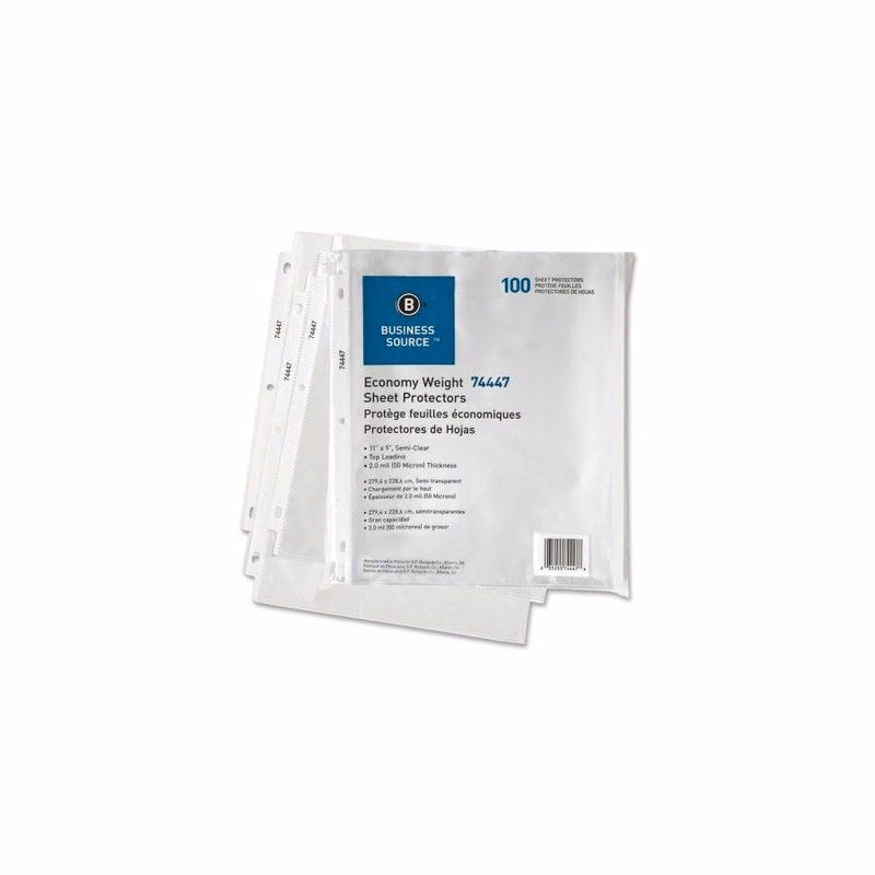 Sheet Protectors - Top Load 2.0 mil 11" x 8.5"