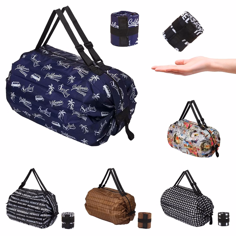 Foldable One-Shoulder Grocery Bags