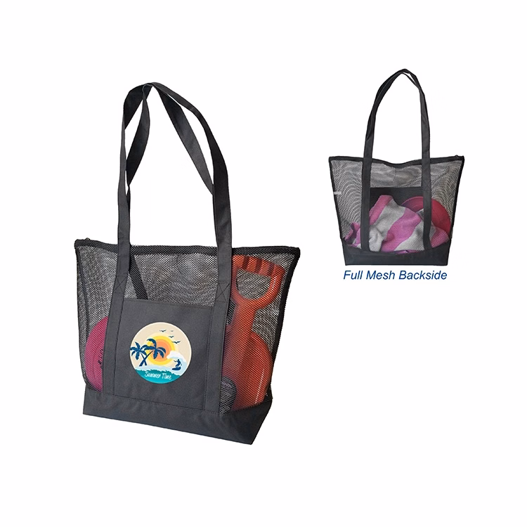 Deluxe Mesh Zipper Tote