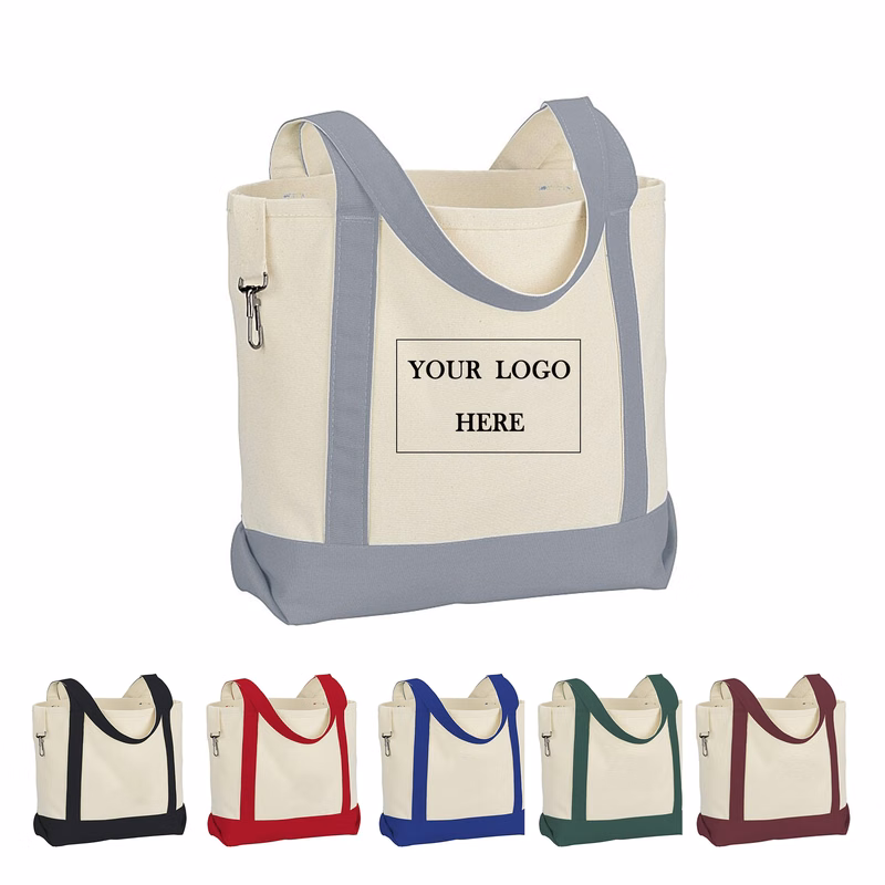12Oz Canvas Tote Bags With Key Rings