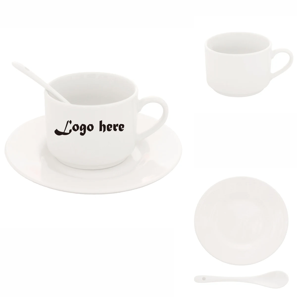 Customizable Ceramic Coffee Cup Set MOQ 10pcs 1