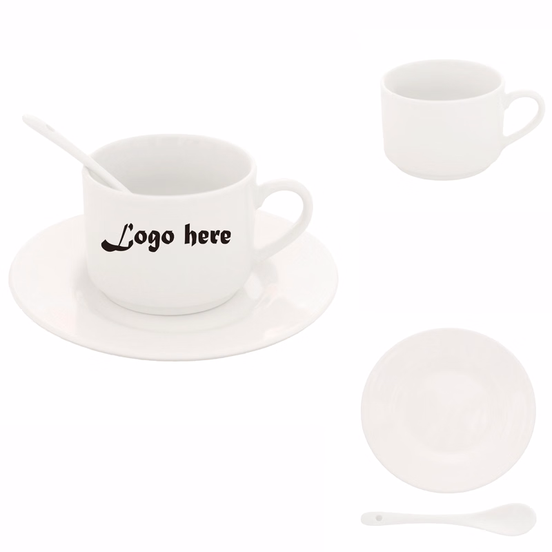 Customizable Ceramic Coffee Cup Set MOQ 10pcs