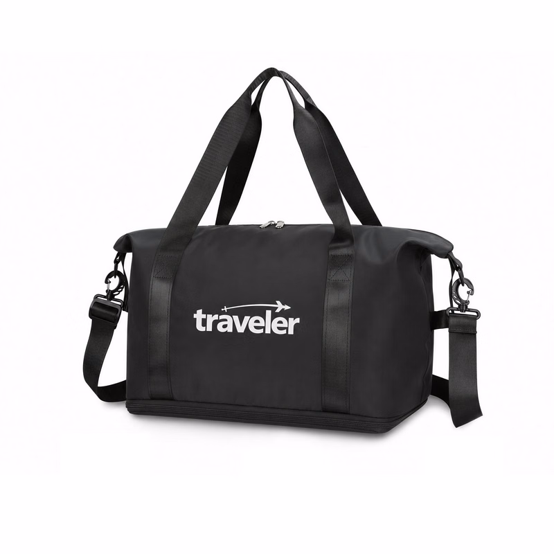 Gym Duffel Bag With Shoe Compartment