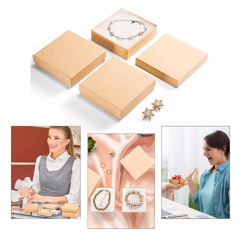 2.87 x 2.87 x 1.38 Inches Jewelry Gift Box