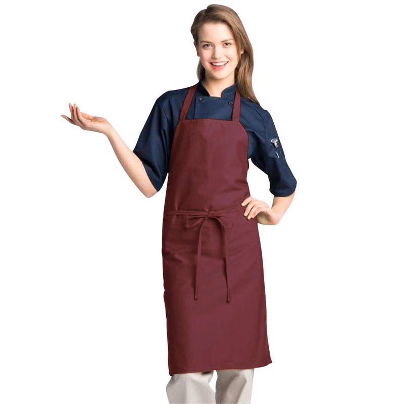 Maroon Classic Bib Apron